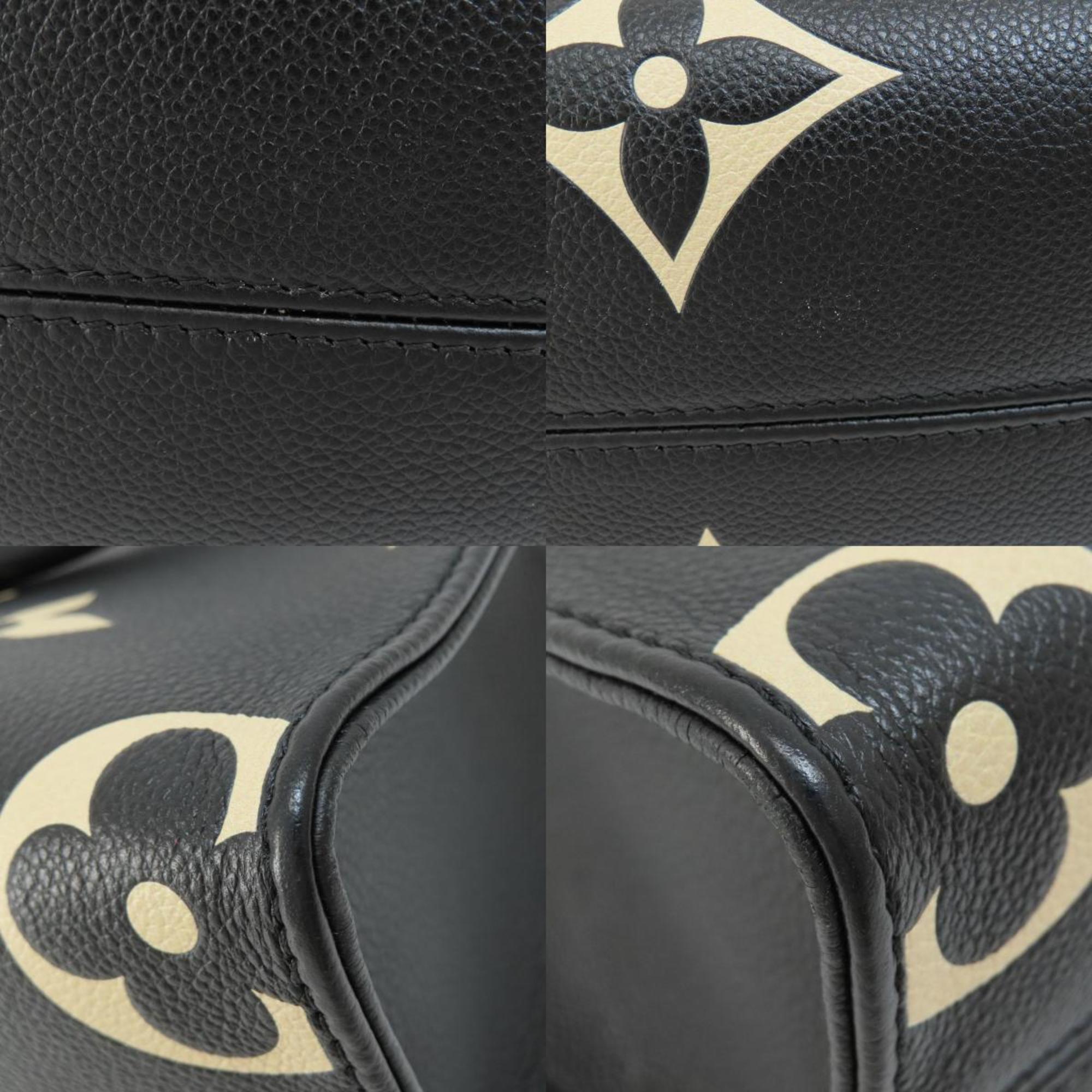 Louis Vuitton M45659 On the Go PM Black Beige Handbag Empreinte/Bicolor Monogram Ladies LOUIS VUITTON