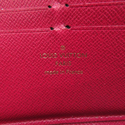 Louis Vuitton M60742 Portefeuille Clemence Monogram Fuchsia Long Wallet Canvas Women's LOUIS VUITTON