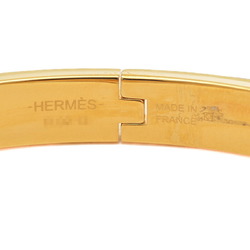 Hermes Mini Click Chaine d'Ancre Bangle Gold/Black