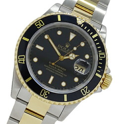 Rolex Submariner Date 16613 X number watch men's automatic winding AT stainless steel SS gold YG combination overhauled/polished