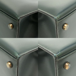 hermes doctor's bag box calf veil handbag green