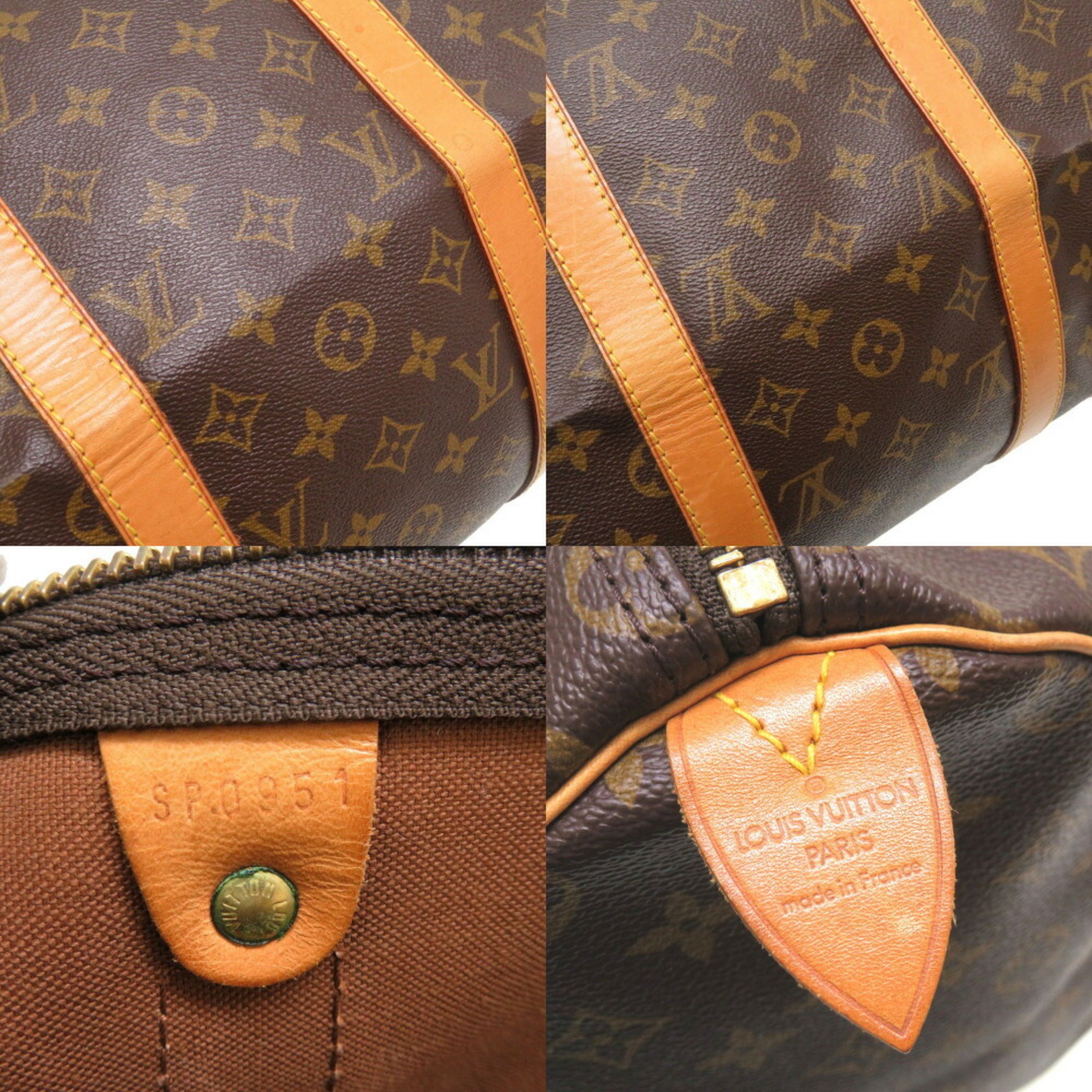 Louis Vuitton Monogram Keepall 50 M41426 Boston Bag