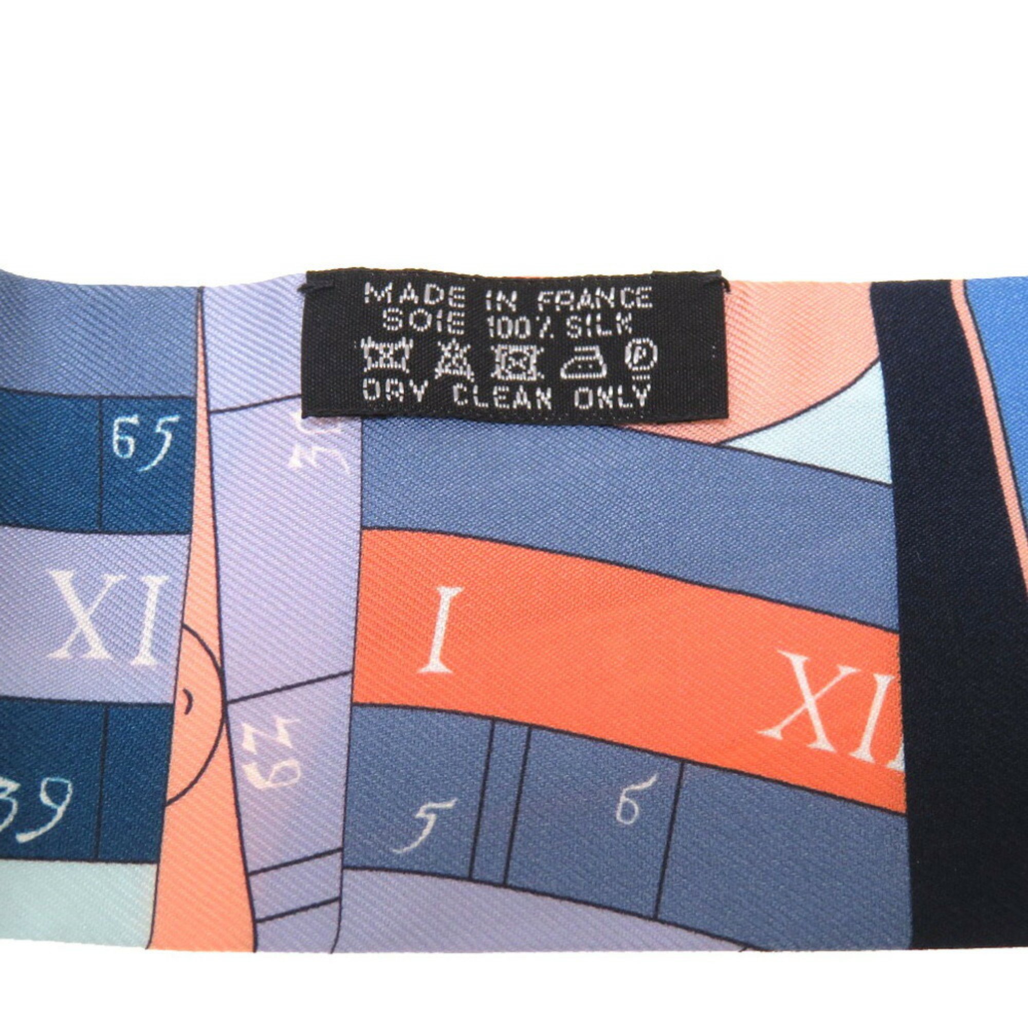 Hermes Twilly Astrologie Nouvelle New Astrology Silk Ultra Violet Blue Scarf Muffler Purple