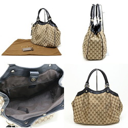 GUCCI Gucci Sookie GG Canvas Tote Bag 211944 Handbag Beige