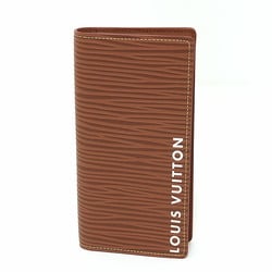 Louis Vuitton Portefeuille Brazza NM M82631 Calf Leather Brown Epi XL Bifold Long Wallet