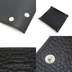 HERMES Vido Posh Tray Taurillon Black U engraved ()