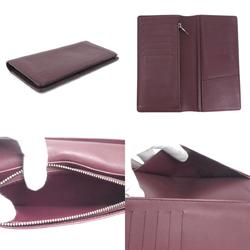 LOUIS VUITTON Bifold Long Wallet Portefeuille Braza/Taurillon Leather Bordeaux Men's M58202