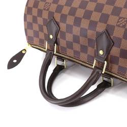 Authentic Louis Vuitton Damier Ebene Speedy 30 Satchel Handbag N41364