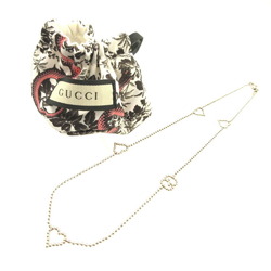 Gucci Heart Silver 925 Ag925 Ball Chain Necklace