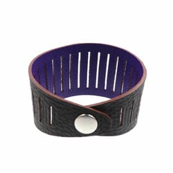 Hermes Petit Ash Bracelet Reversible Vaux Epson Togo Anemone Purple Chocolat