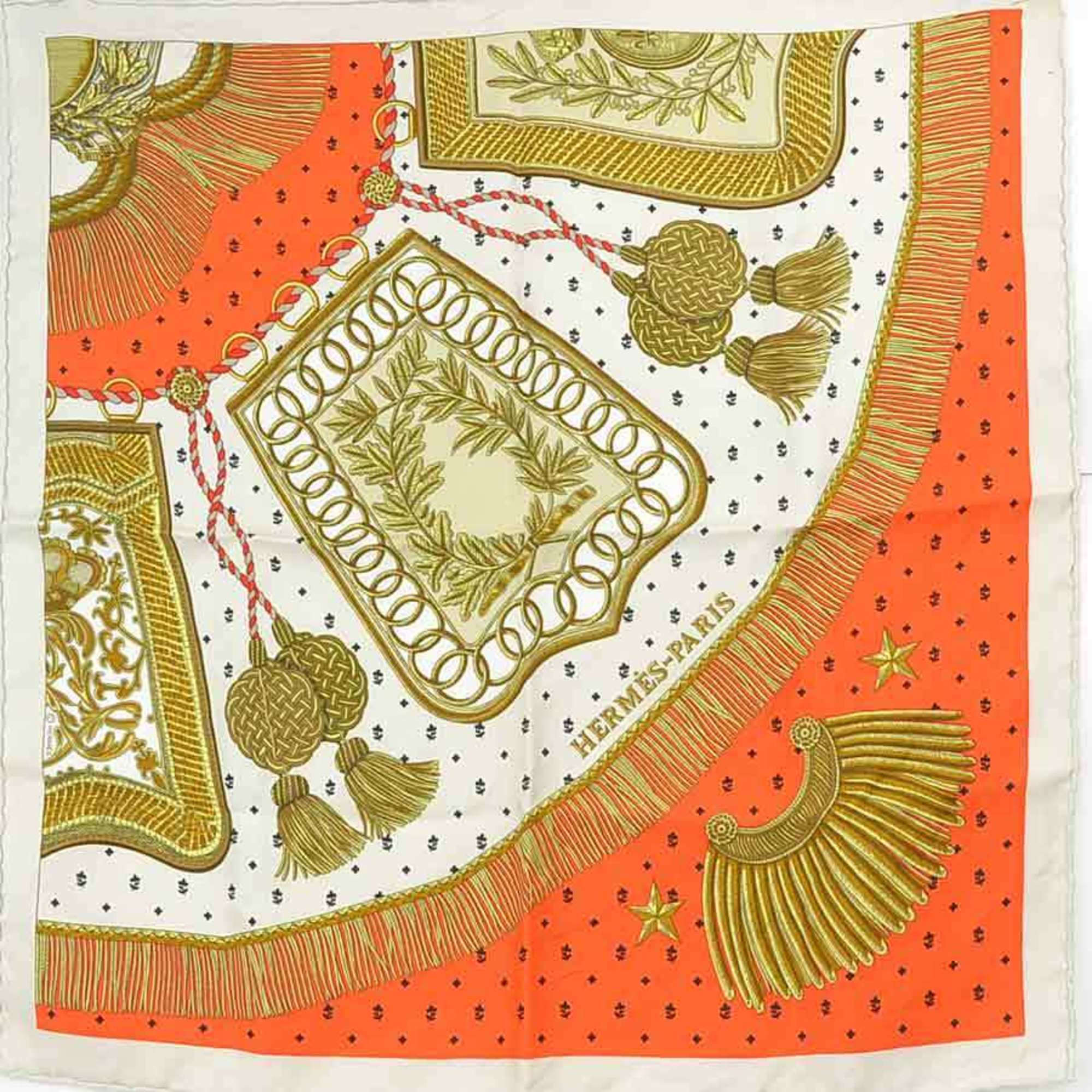 HERMES Scarf Petit Carre Silk Multicolor Ladies