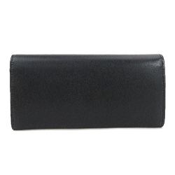 FENDI Long Wallet F's Leather Black Ladies 8M0251・A0KK
