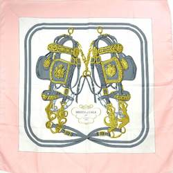 HERMES Scarf KARE90 BRIDES de GALA Silk Pink/Multicolor Women's