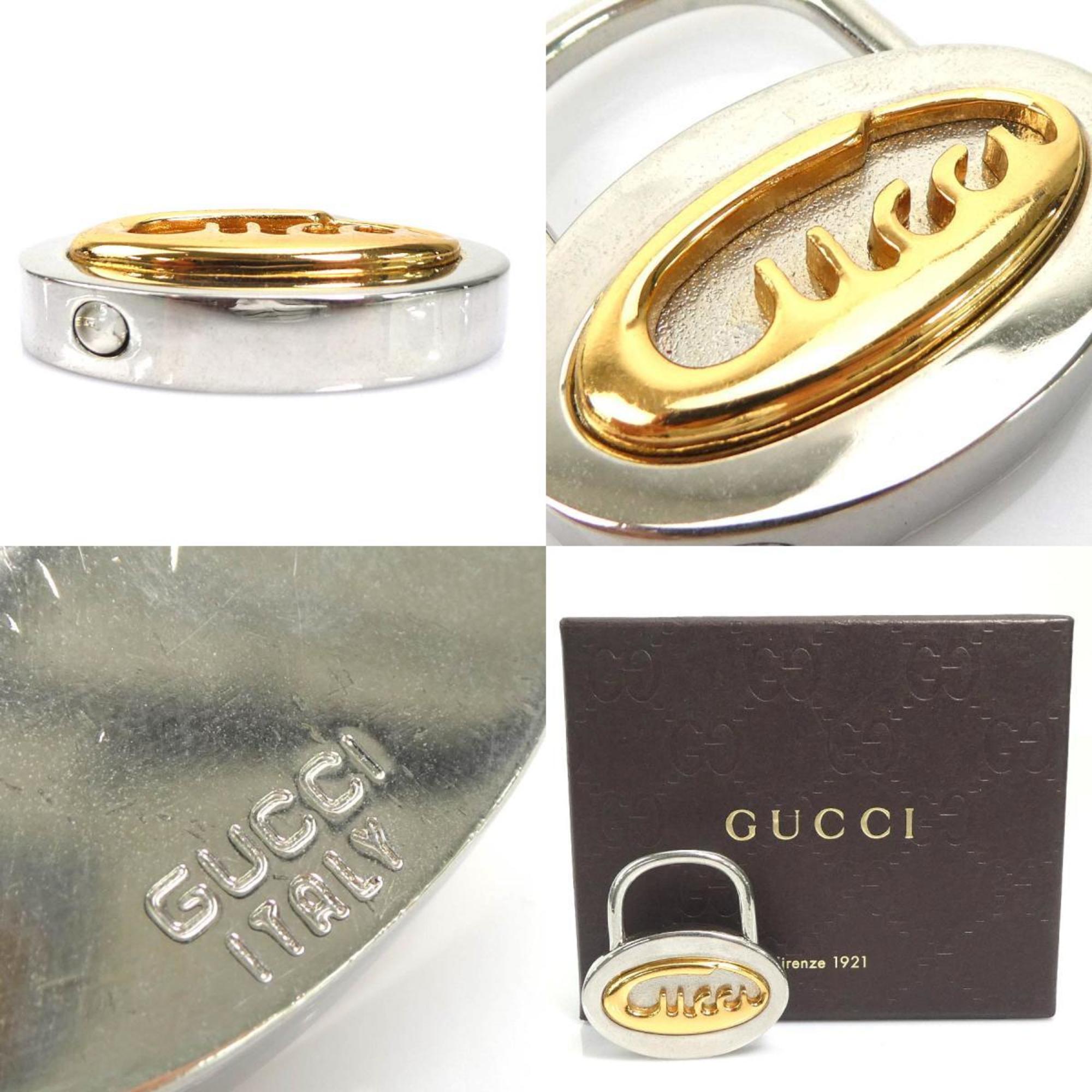 GUCCI Pendant Top Metal Silver/Gold Unisex