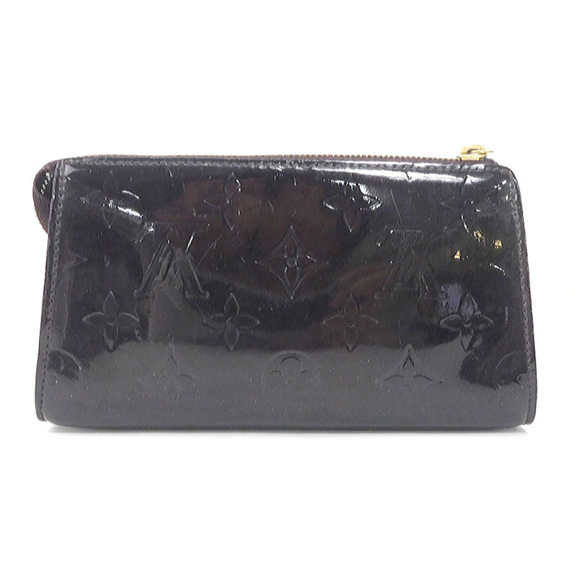 LOUIS VUITTON Pouch Monogram Vernis Amarant Unisex M93564