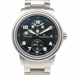 Blancpain Léman Double Time Zone Watch Stainless Steel 2160-1130-71 Automatic Men's