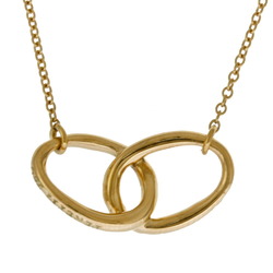 Tiffany Double Loop Necklace 18K Yellow Gold Women's TIFFANY&Co.