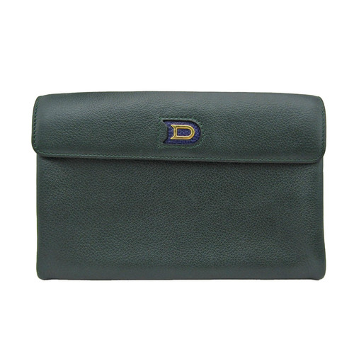 Leather wallet Delvaux Green in Leather - 24519618