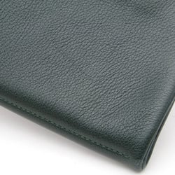 Leather wallet Delvaux Green in Leather - 36961142