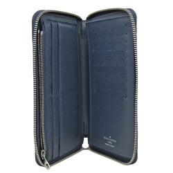 Louis Vuitton Taiga Zippy Wallet M32837 Men's Taiga Leather Long Wallet (bi-fold) Navy,Ocean