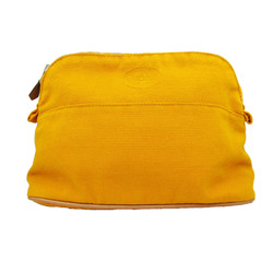 Hermes Bolide MM Women's Cotton Pouch Yellow