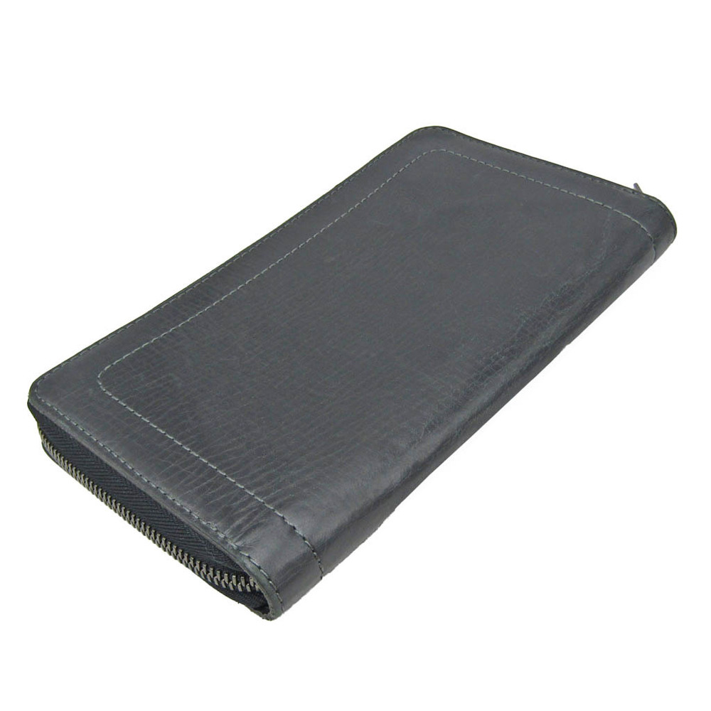 Louis Vuitton Zippy Organizer M97026 Men's Utah Leather Long Wallet  (bi-fold) Basalt