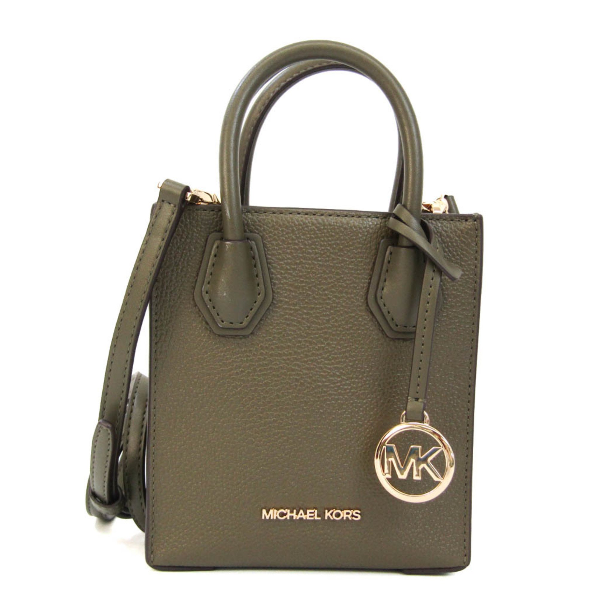 Michael Kors 35S1GM9T0L Women's Leather Shoulder Bag Khaki,Moss Green