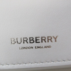 Burberry Olympia Women's Leather Chain/Shoulder Wallet White