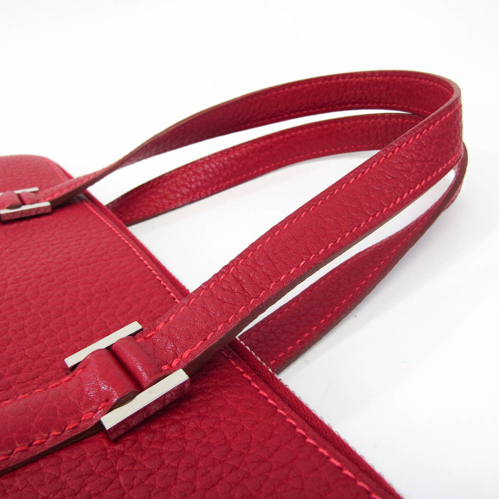 Hermes Escapada Women's Leather Handbag Red Color | eLADY Globazone