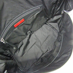 Valentino Garavani VLTN Logo Men,Women PVC Messenger Bag Black