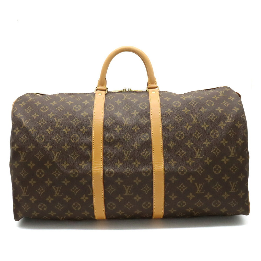 Louis Vuitton Monogram Keepall 55 Boston Bag Handbag M41424