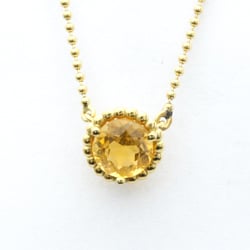 Tiffany Citrine Necklace Yellow Gold (18K) Citrine Men,Women Fashion Pendant Necklace (Gold)