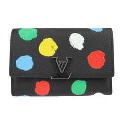 LOUIS VUITTON purse M60449 Pumpkin Dot / Zippy Wallet Yayoi Kusama