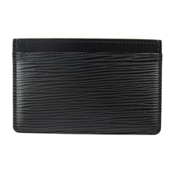 LOUIS VUITTON Porte Cult Sample Card Case M63512 Epi Leather Black Vuitton