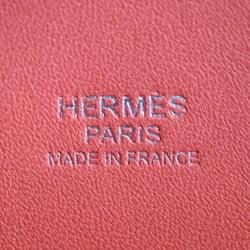 HERMES Bolide 27 Handbag Vaux Epson Rose Jaipur Pink Orange Silver Hardware 2WAY Shoulder Bag X Engraved