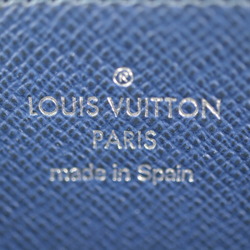 LOUIS VUITTON Zippy Wallet LV Escal Long M68841 Monogram Canvas Blue White Silver Hardware Round Zipper Vuitton