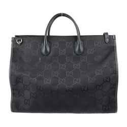 GUCCI Off The Grid Tote Bag 630353 GG Nylon x Leather Black 2WAY Shoulder