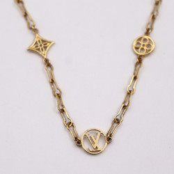LOUIS VUITTON Collier Forever Young Necklace M69622 Metal Gold LV Circle Monogram Flower Choker Vuitton