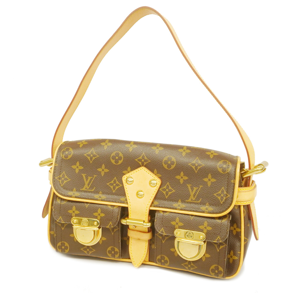 Auth Louis Vuitton Monogram Hudson M40027 Women's Shoulder Bag
