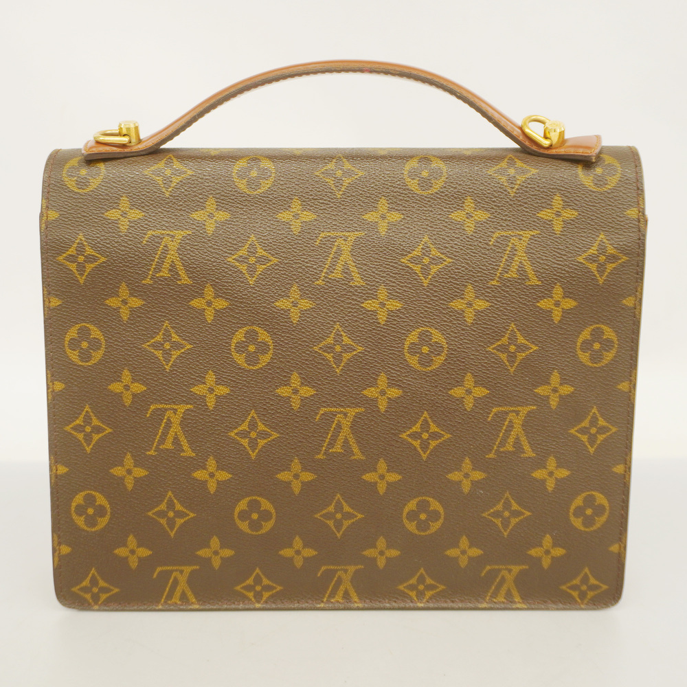 Auth Louis Vuitton Monogram Monogram Monceau M51185 Women's Handbag