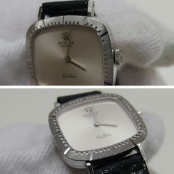 Rolex Cellini K18WG Square Watch Manual Winding Ladies