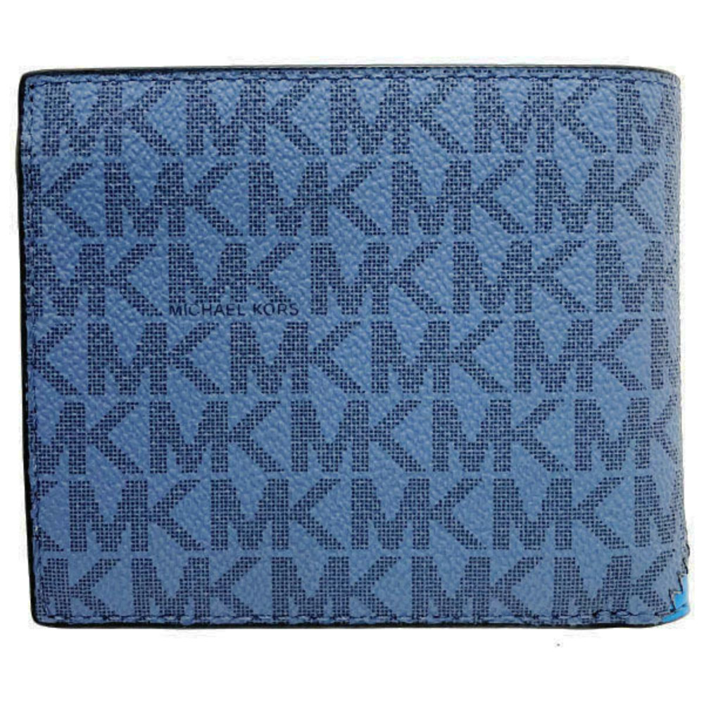 MICHAEL KORS WALLET - BROWN/BLUE Like New