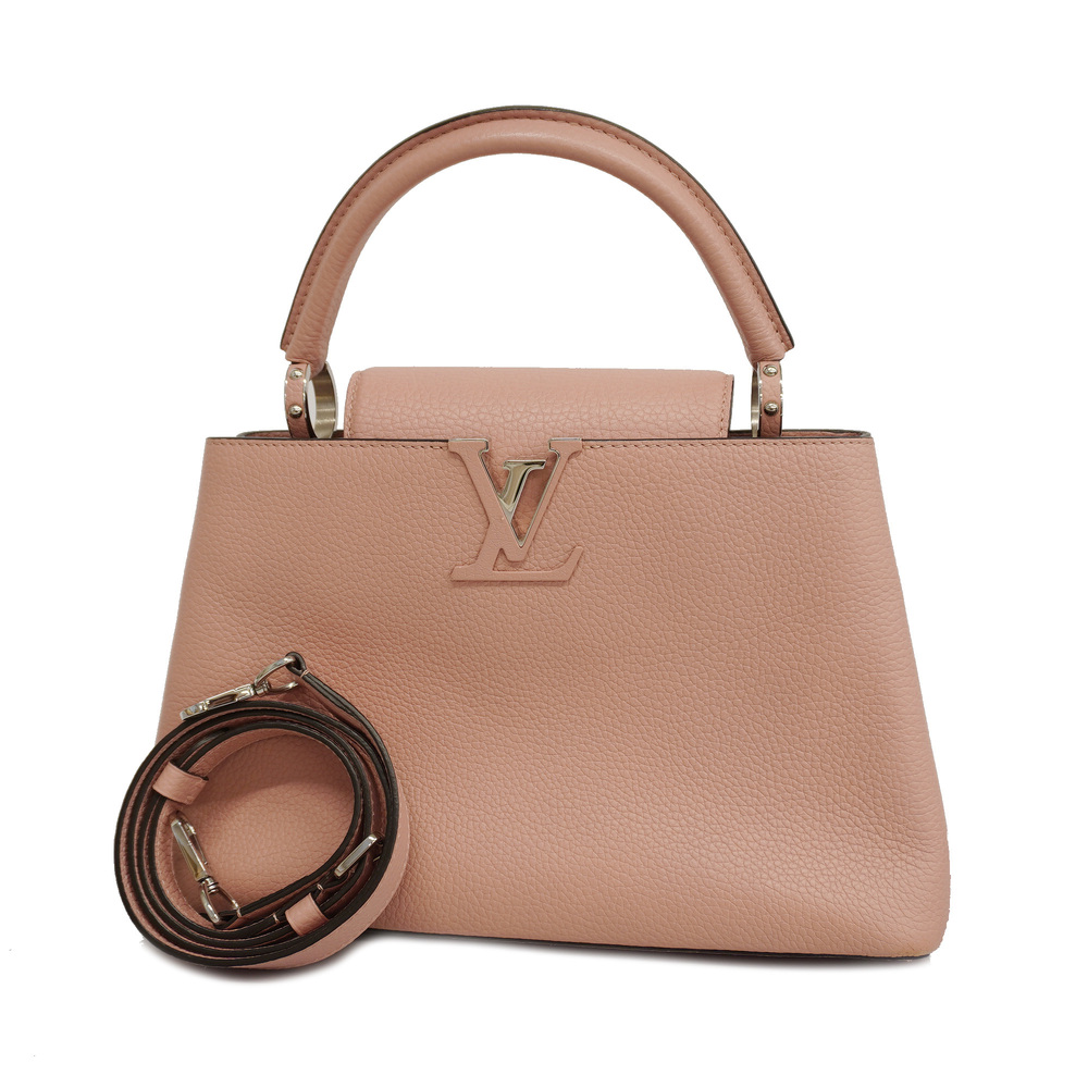 Louis Vuitton Capucines Bb Leather Top-handle Bag in Brown
