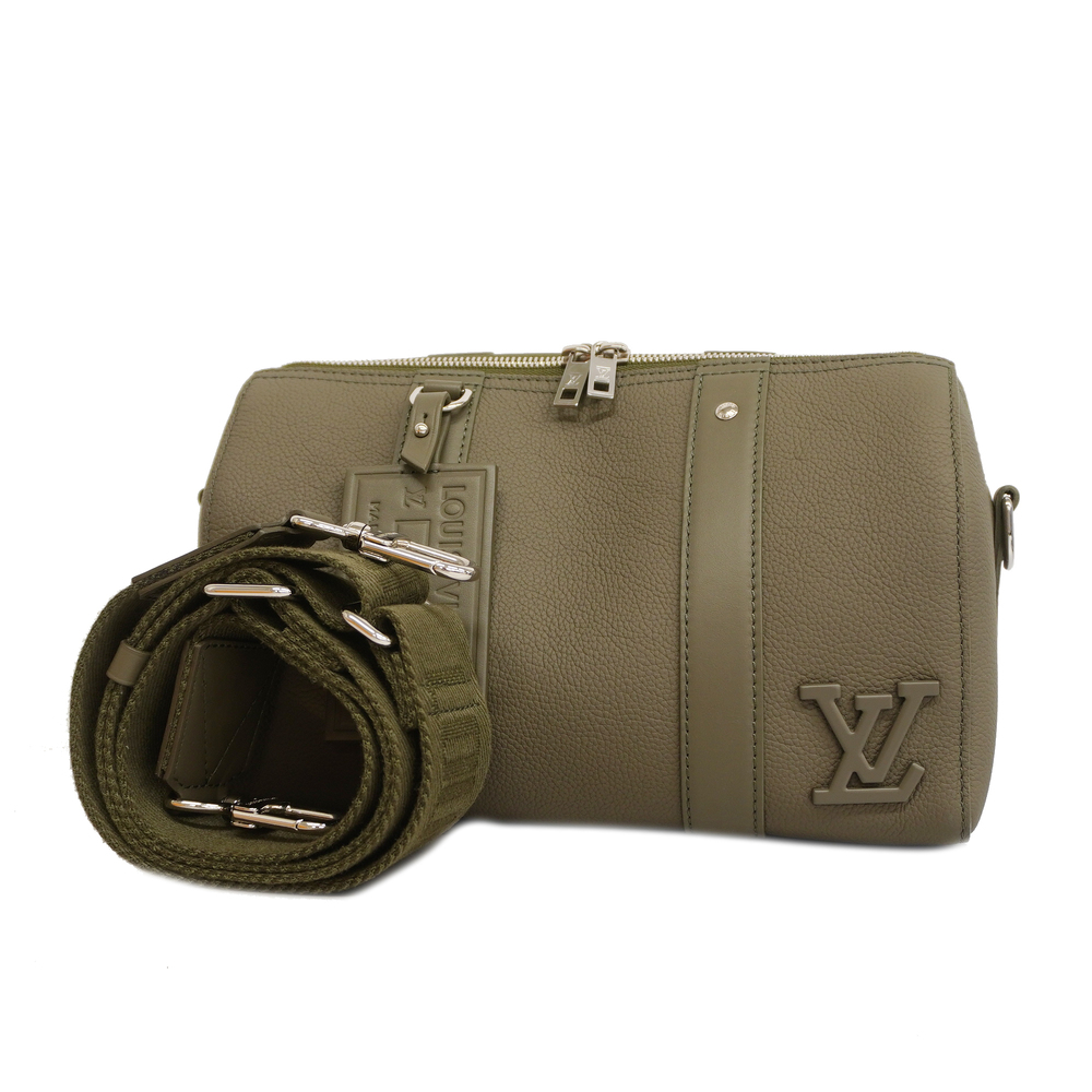 Gray Louis Vuitton Aerogram Keepall City Crossbody Bag