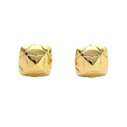Bvlgari Piramide K18YG Yellow Gold Stainless Steel Earrings