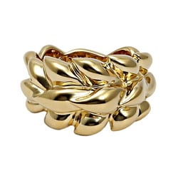 Chanel Leaf K18YG Yellow Gold Ring