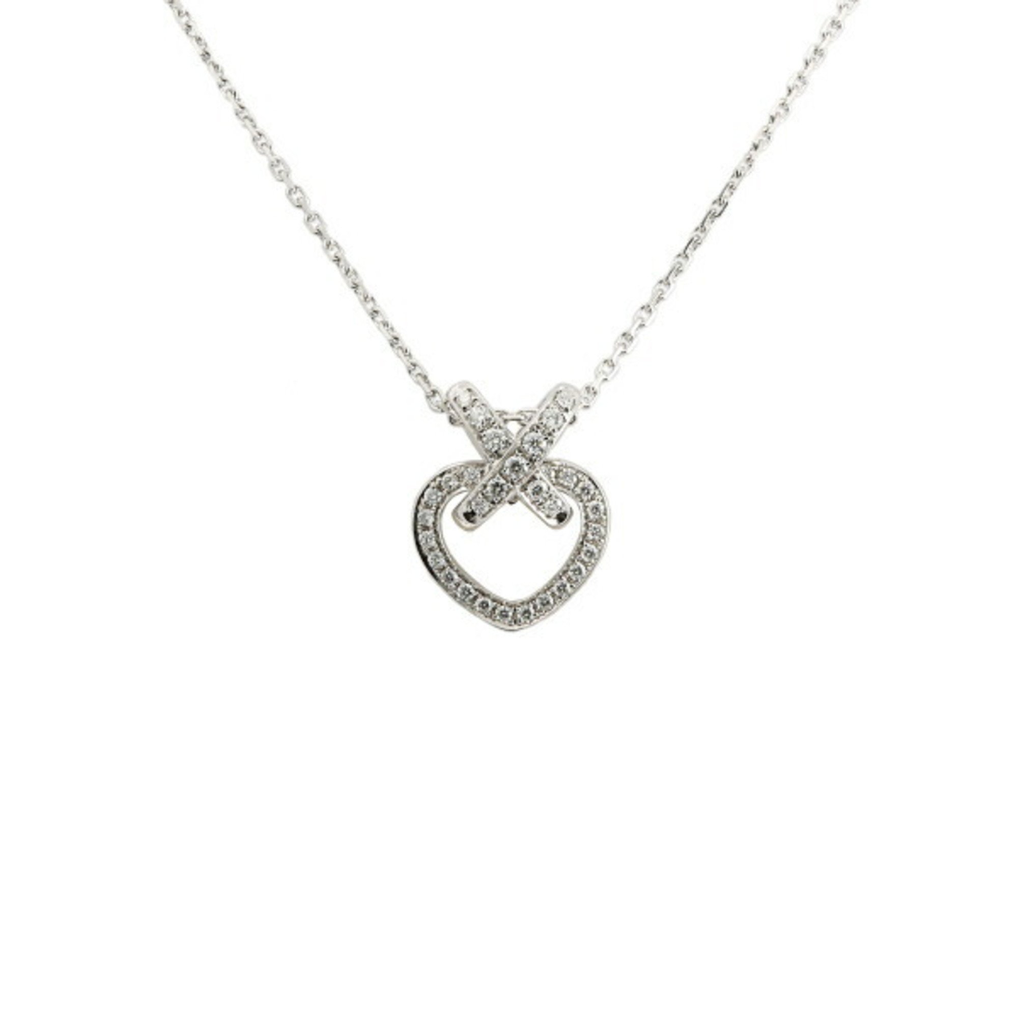 Chaumet Chaumerian K18WG white gold necklace
