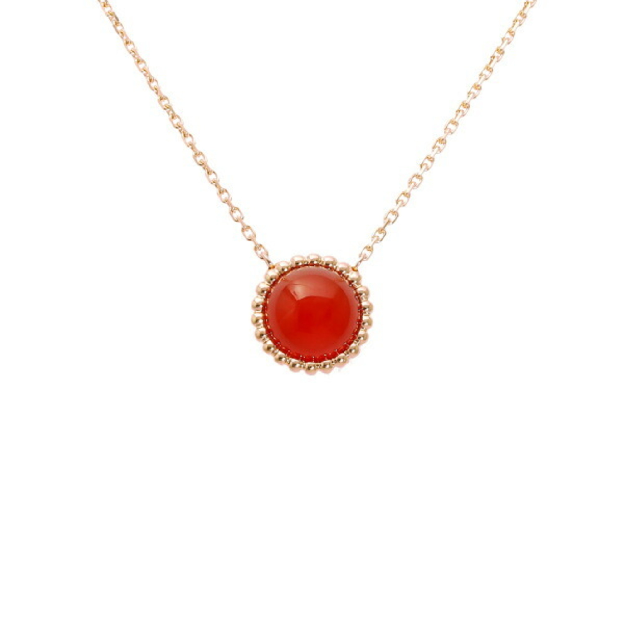 Van Cleef & Arpels Perle Couleur K18PG Pink Gold Necklace