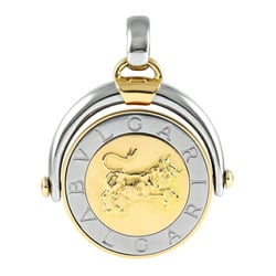 Bvlgari Horoscope Taurus Motif K18YG Yellow Gold Stainless Steel Pen Head