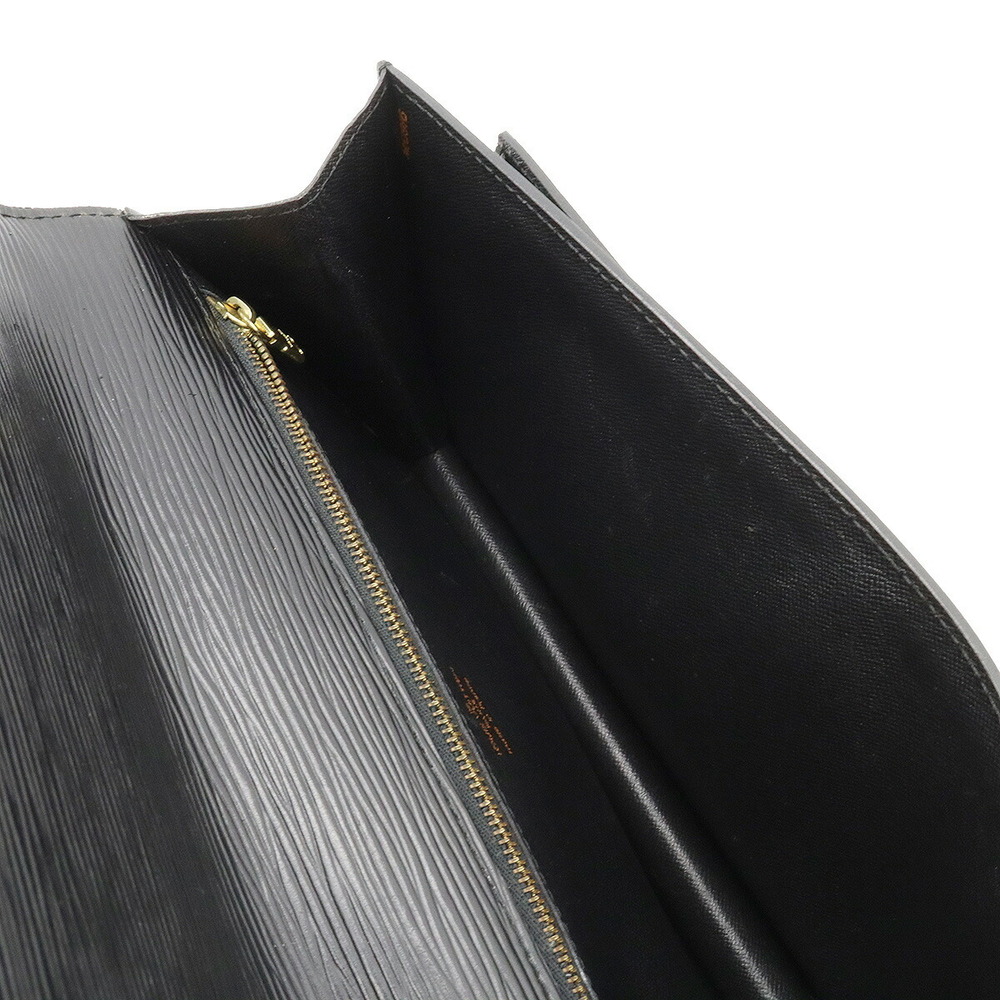LOUIS VUITTON Louis Vuitton Epi Pochette Serie Dragonne Second Bag Noir  Black Key Missing M52612